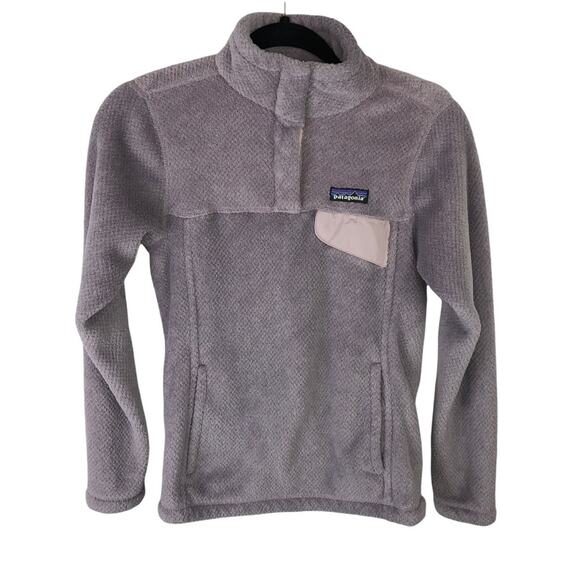 Patagonia Re-Tool Snap T Fleece Pullover Smokey Violet Purple sz XS - Picture 1 of 6